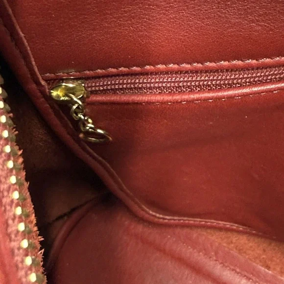 Vintage Coach Legacy Hobo Shoulder Hand Bag Red Leather Costa Rica 9058 Y2K - Picture 12 of 16